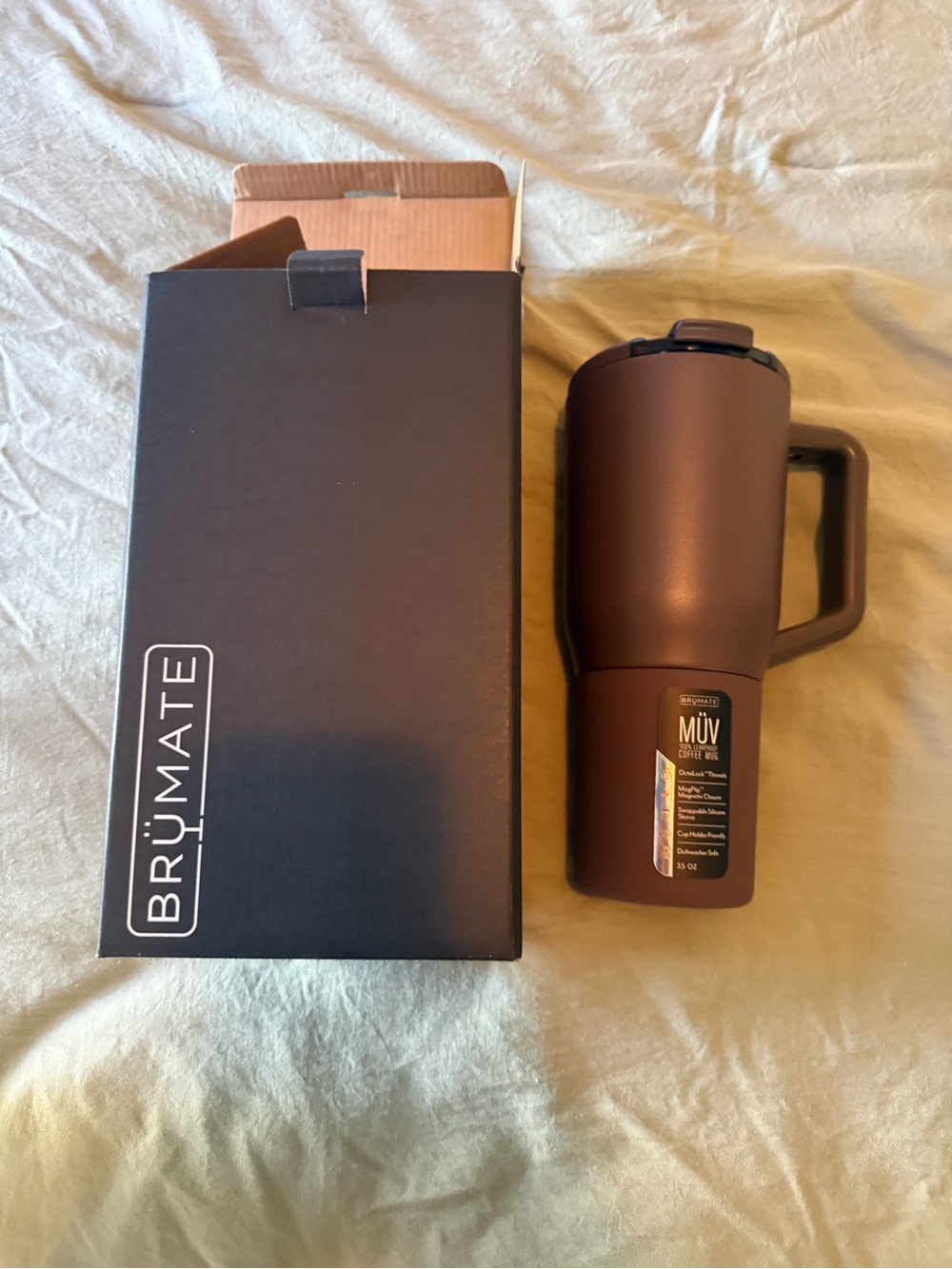 BrüMate MÜV Insulated Travel Mug - Brown